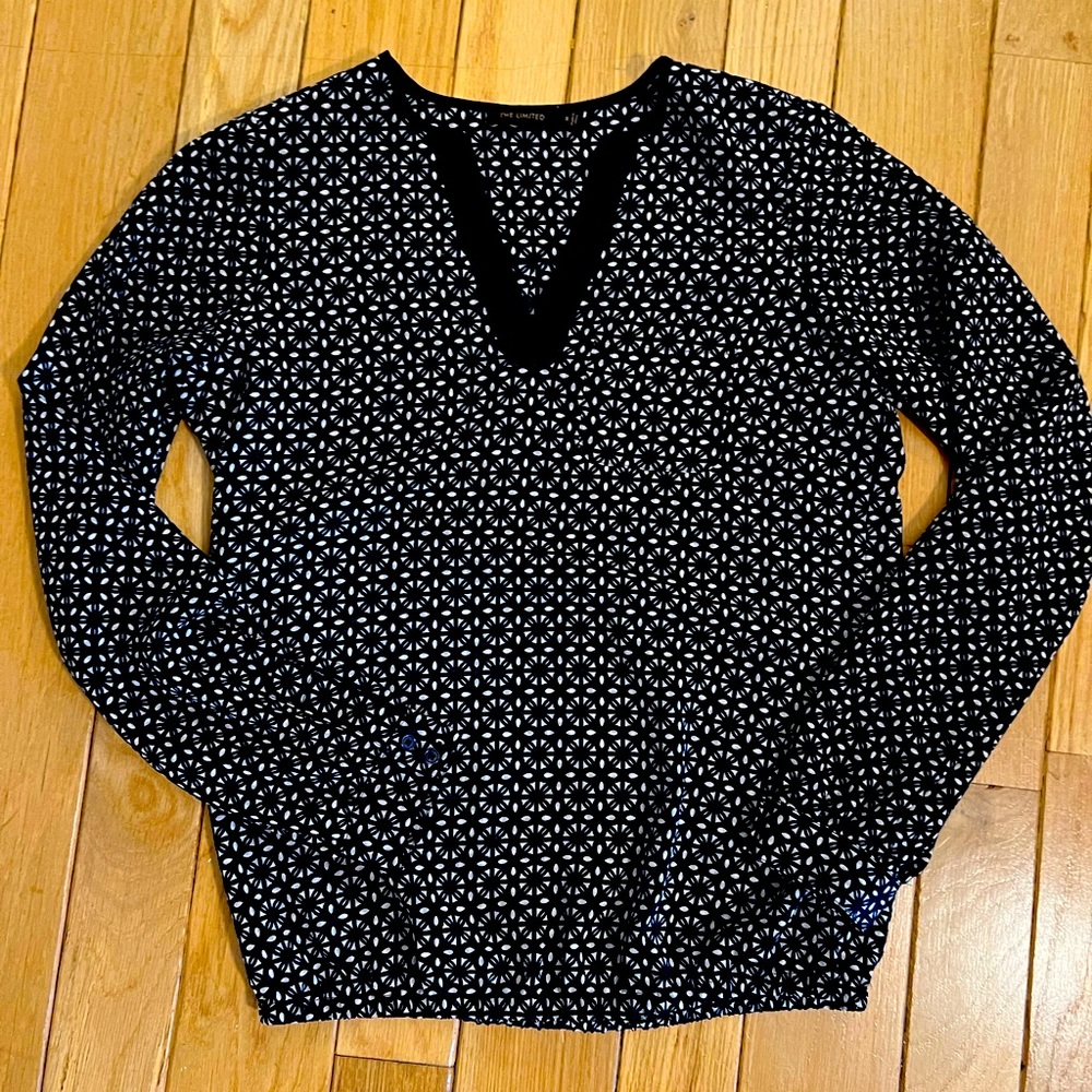 The Limited- Navy Blouse